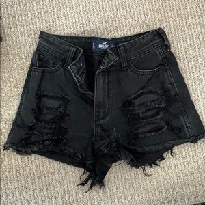 Black ripped shorts!